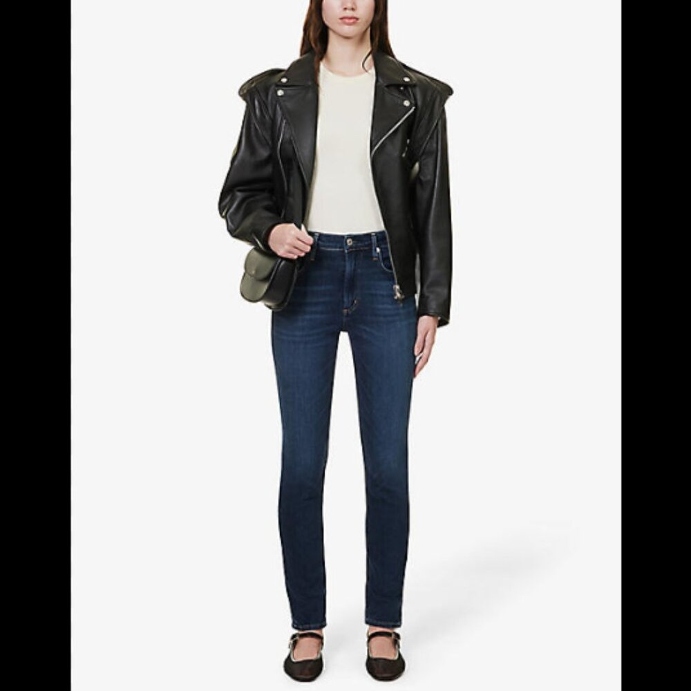 Brand New Citizens of Humanity Sloane Skinny Jeans In Baltic